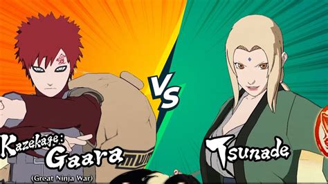 Gaara vs Tsunade .